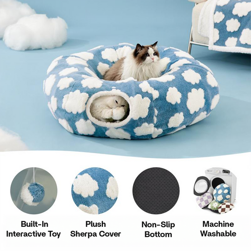 Pet Bed N Tunnel 2 in 1